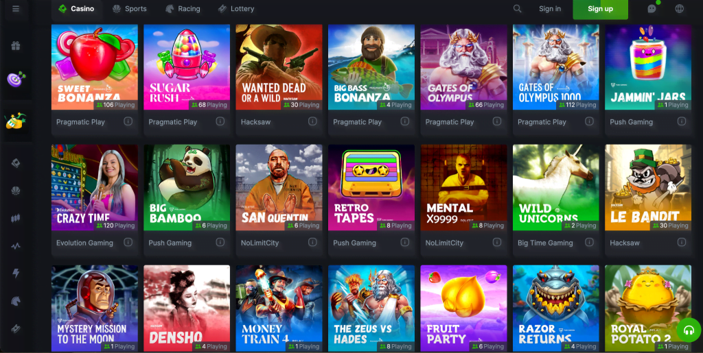 a selection of colorful bc games game thumbnails